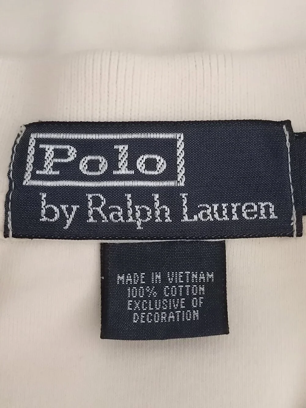 Polo Ralph Lauren Ivory Polo Shirt Mens XL Brown Pony Short Sleeve 100% Cotton